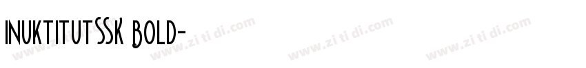 InuktitutSSK Bold字体转换
